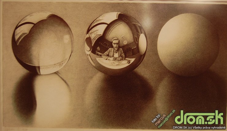 Escher - Three Spheres II