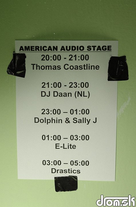 Line-up: American Audio Stage