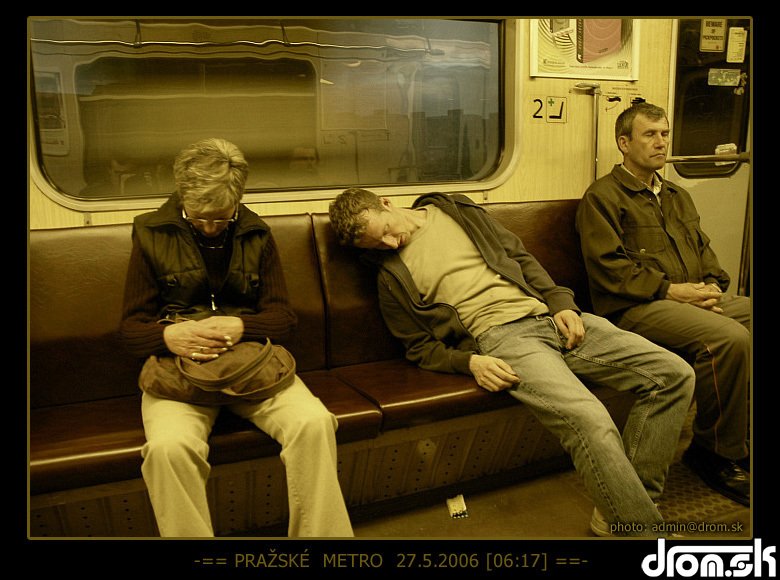 Pražské metro / život v metre - 27.5.2006 - [06:17]
