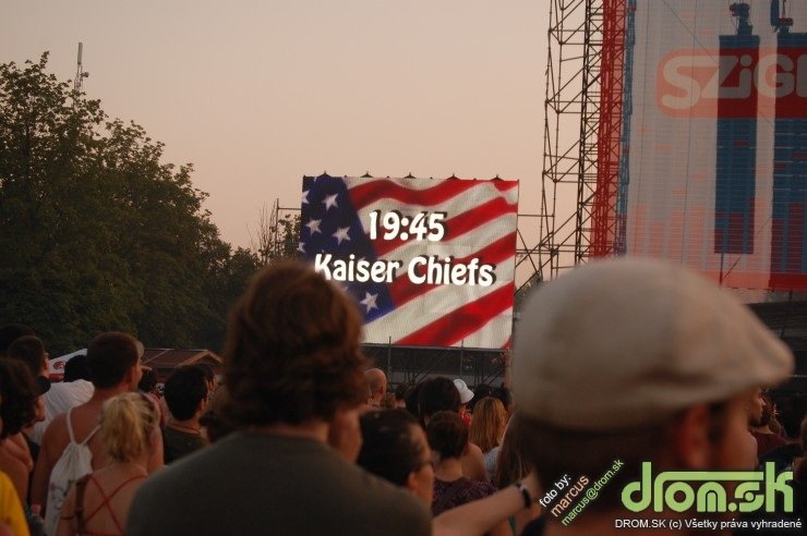Kaiser Chiefs @ Sziget 2008 - Main Stage